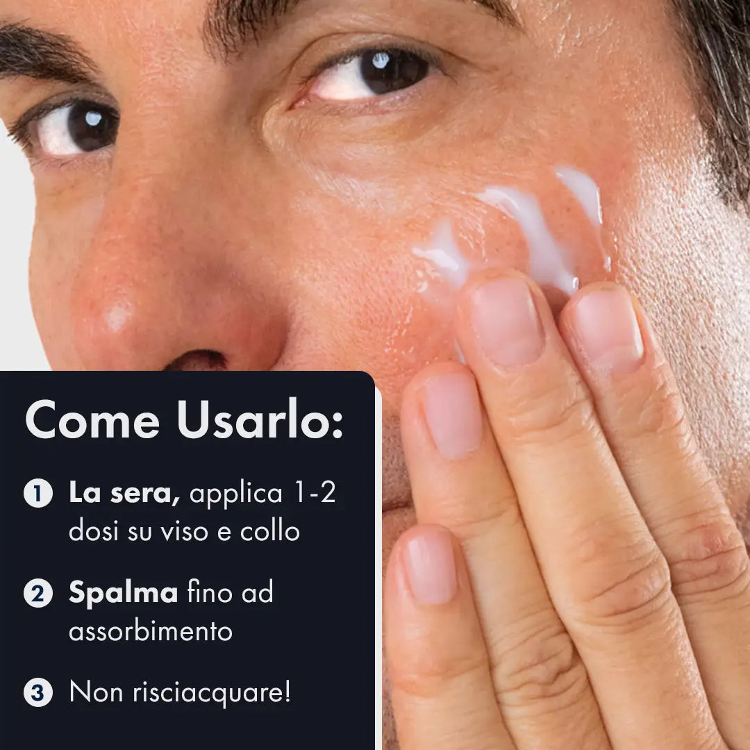 Crema Viso Notte Anti-Età | 100% Made In Italy 🇮🇹