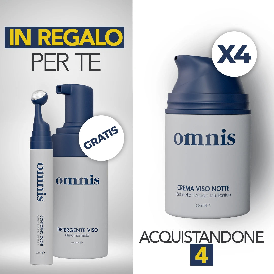 Crema Viso Notte Anti-Età | Made in Italy 🇮🇹 | Offerta Aprile