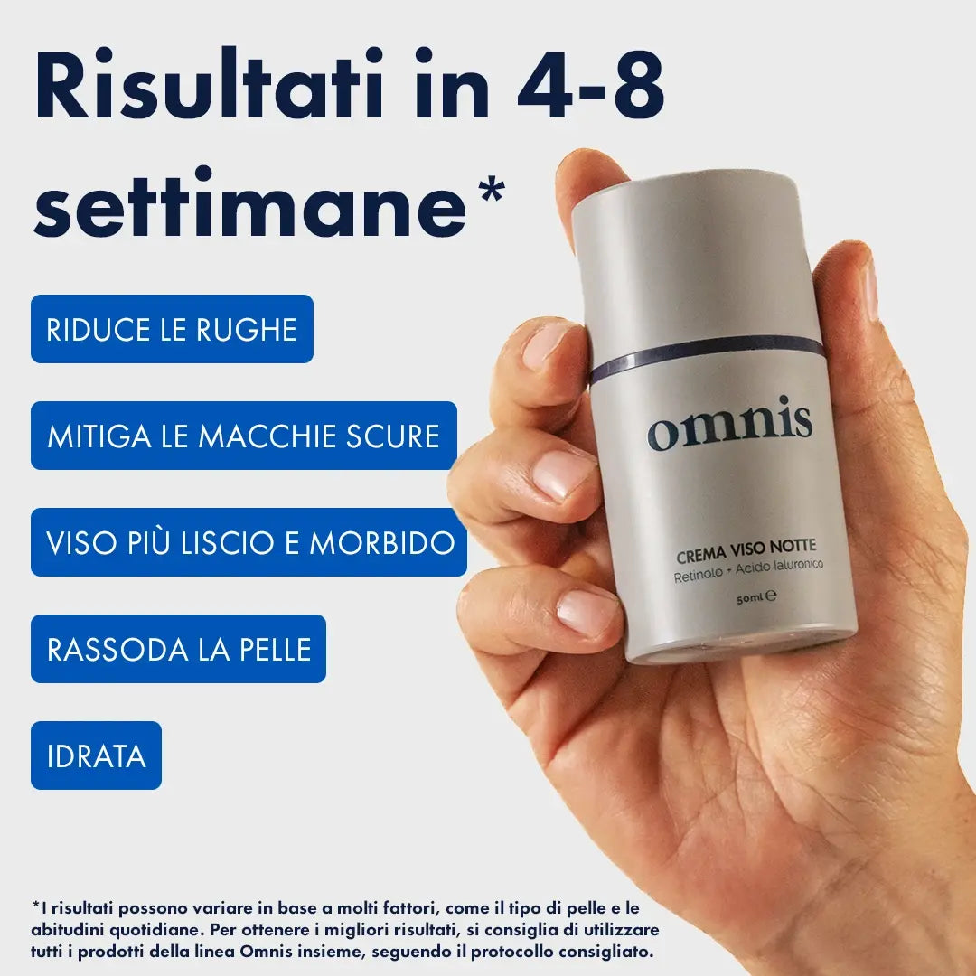Crema Viso Notte Anti-Età | 100% Made In Italy 🇮🇹